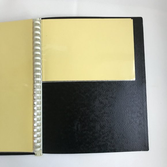 Vintage Sekisei Black Clear Document Holder Scrapbook - Picture 8 of 9